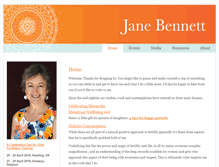 Tablet Screenshot of janebennett.com.au